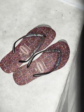 Havaianas Glitter Multicolor Women's Flip Flops